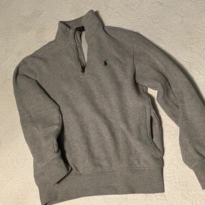 Polo Ralph Lauren Grey 1/4 Zip Sweatshirt